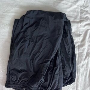 Uniqlo Black Windbreaker Pants